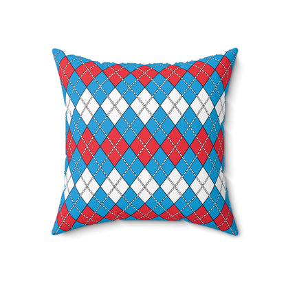 Luxembourg Retro Argyle Cushion Pillow