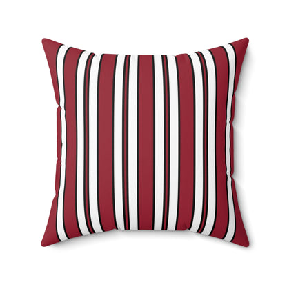 Latvia Retro Stripes Cushion Pillow