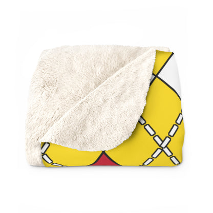 Niue Retro Argyle Blanket Throw