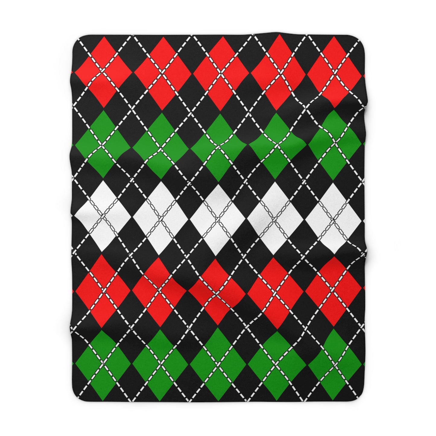 Sudan Retro Argyle Blanket Throw