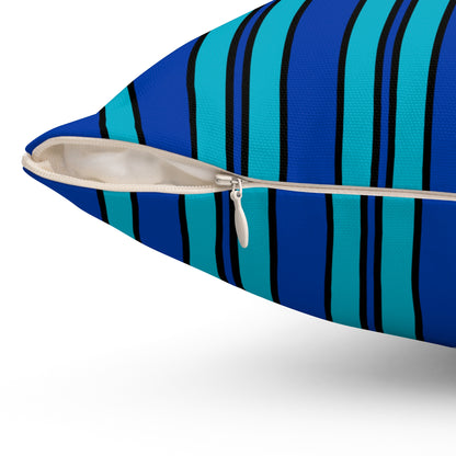 Pacific Islands Retro Stripes Cushion Pillow