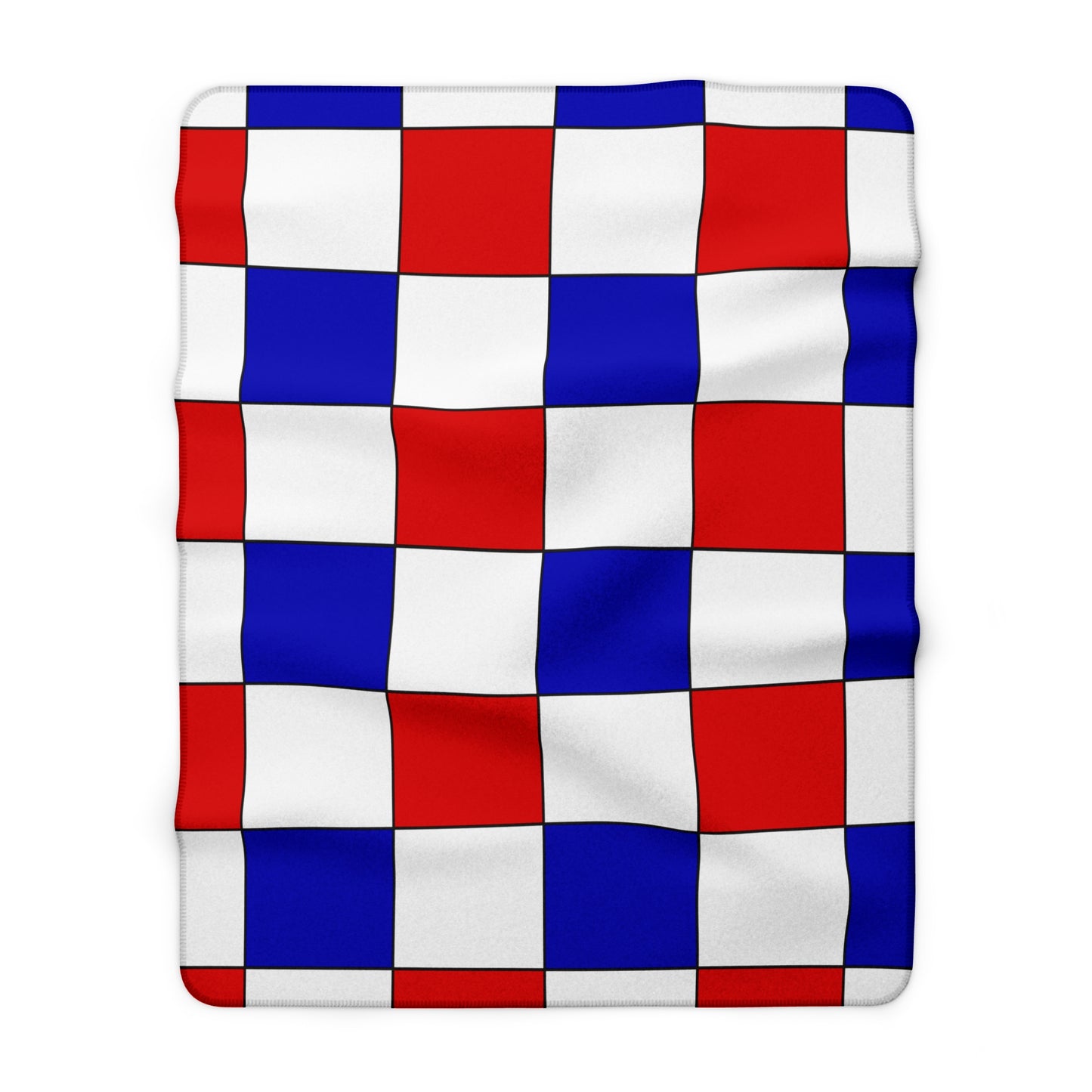 Costa Rica Retro Check Blanket Throw