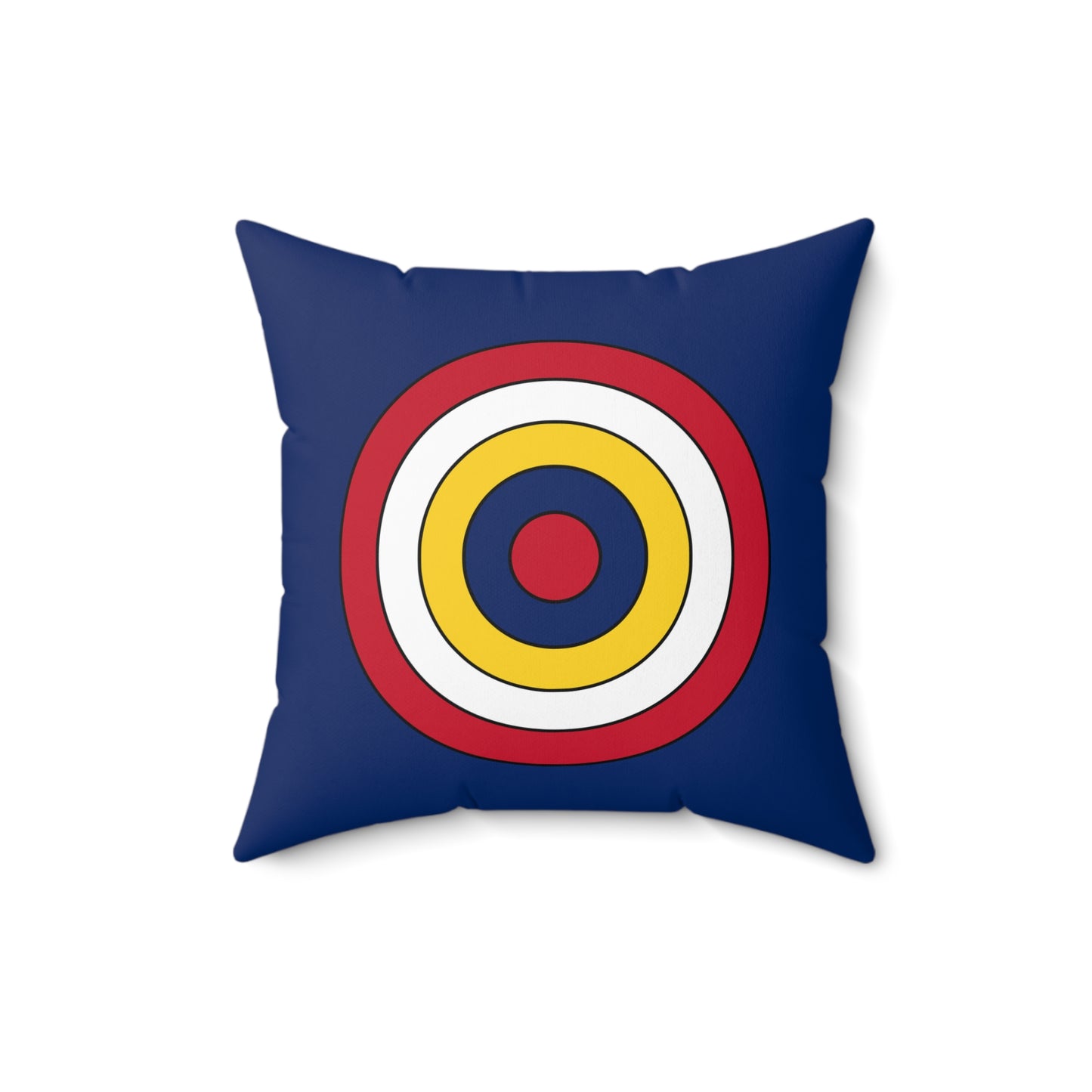 Turks And Caicos Islands Retro Target Cushion Pillow
