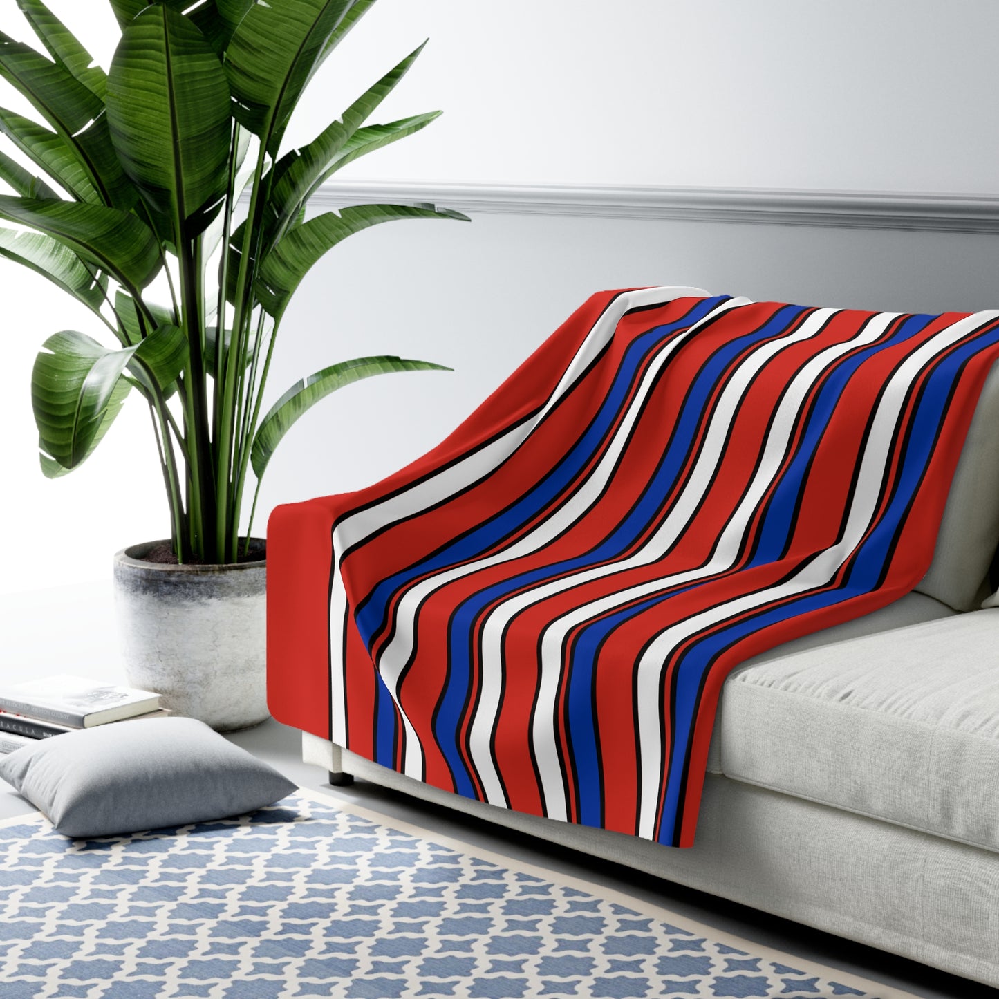 Chile Retro Stripes Blanket Throw