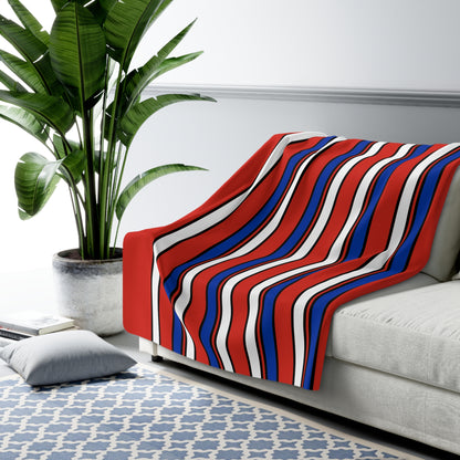 Chile Retro Stripes Blanket Throw