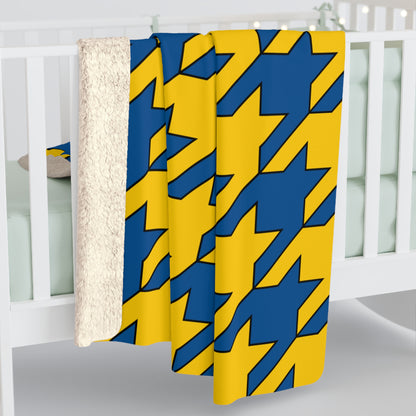 Sweden Retro Houndstooth Blanket Throw