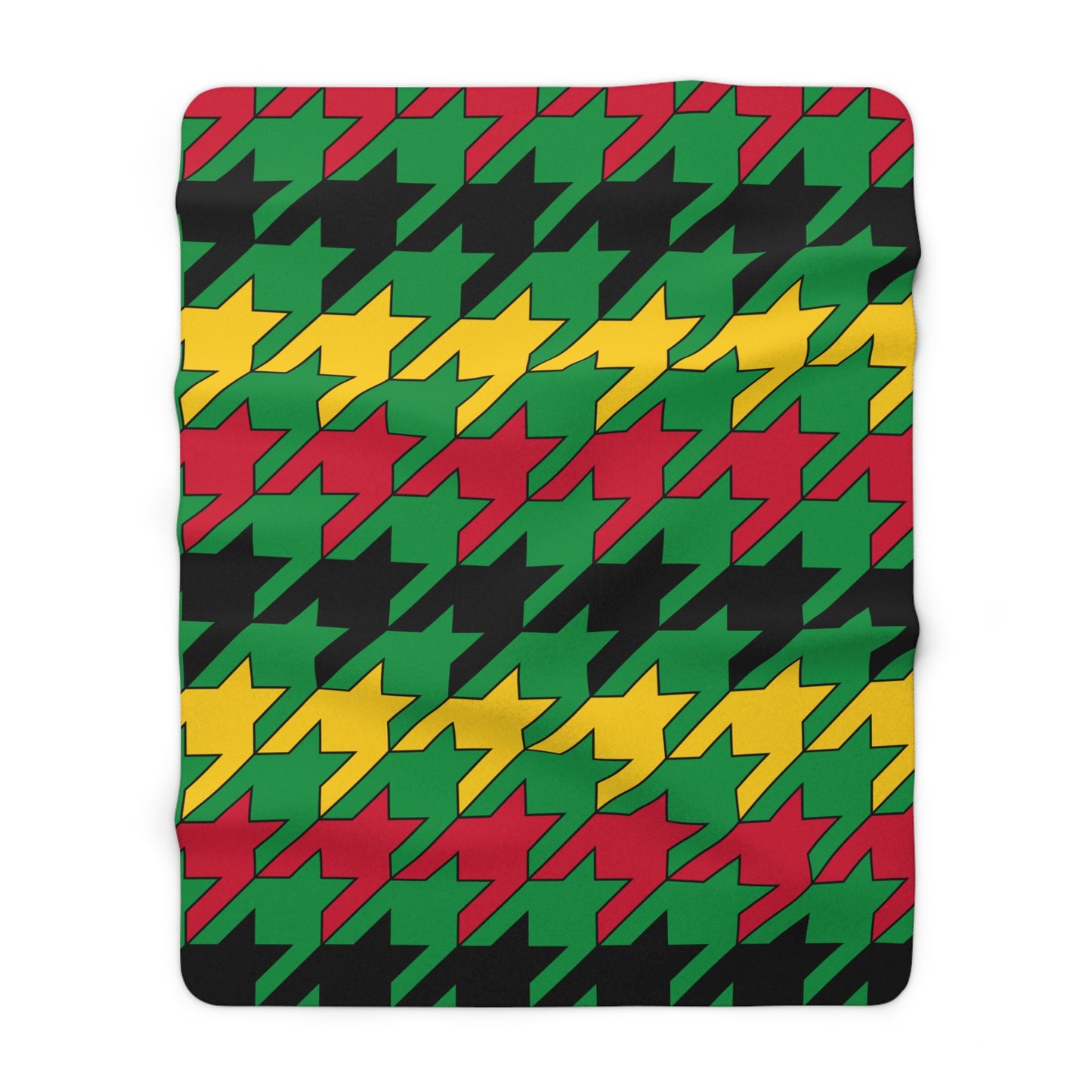 Vanuatu Retro Houndstooth Blanket Throw