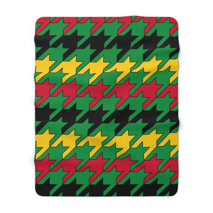 Vanuatu Retro Houndstooth Blanket Throw