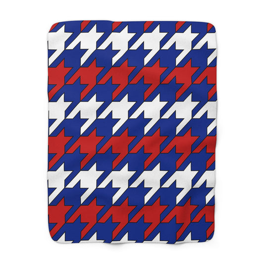 Cuba Retro Houndstooth Blanket Throw