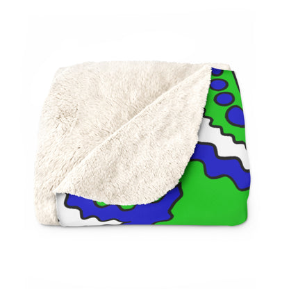 Sierra Leone Retro Paisley Blanket Throw