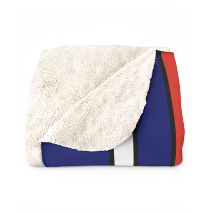 Cabo Verde Retro Stripes Blanket Throw