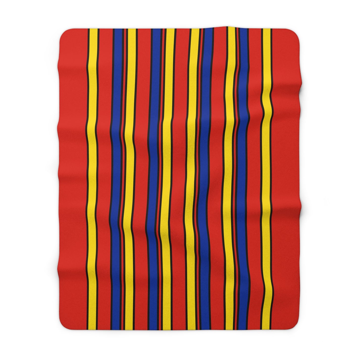 Romania Retro Stripes Blanket Throw
