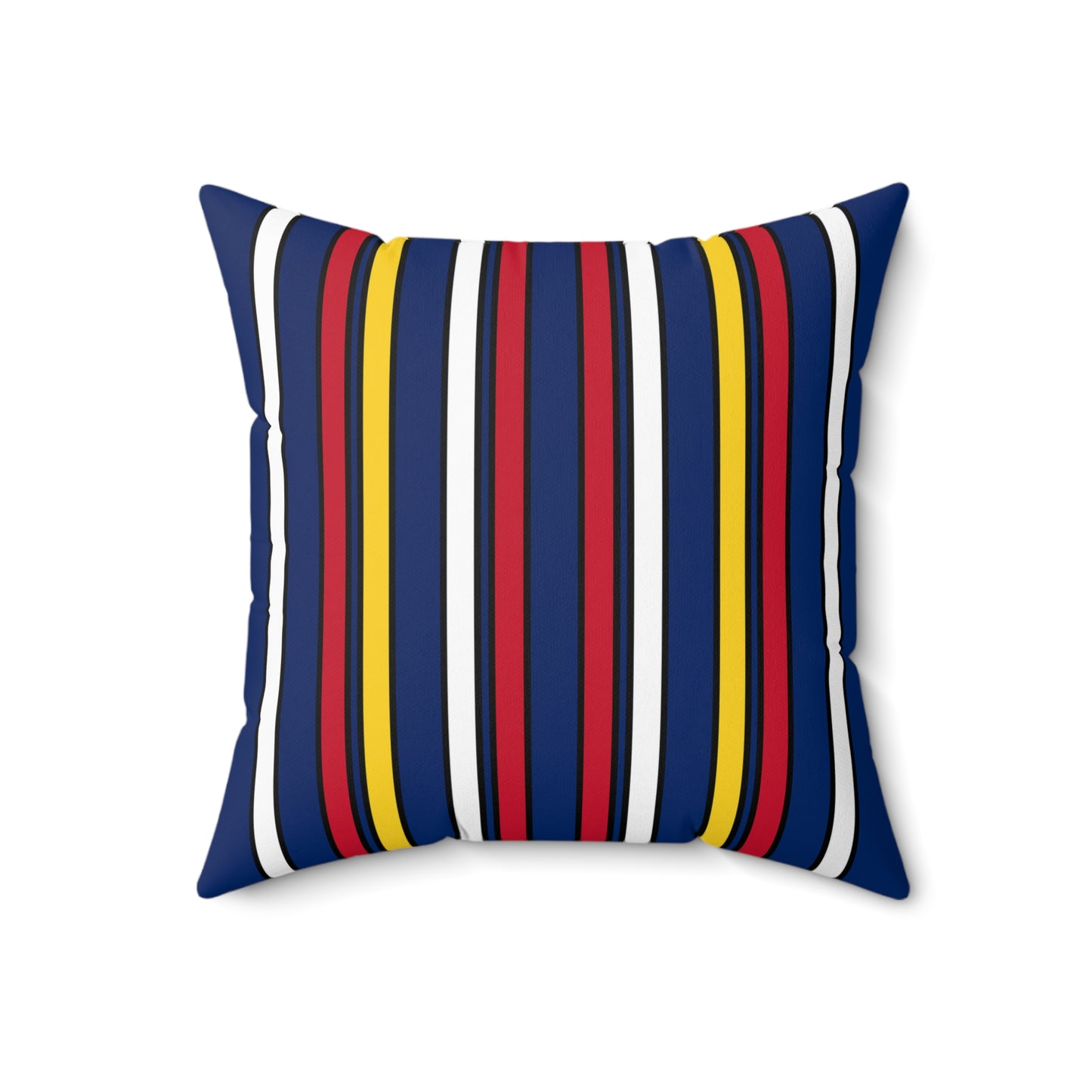 Turks And Caicos Islands Retro Stripes Cushion Pillow