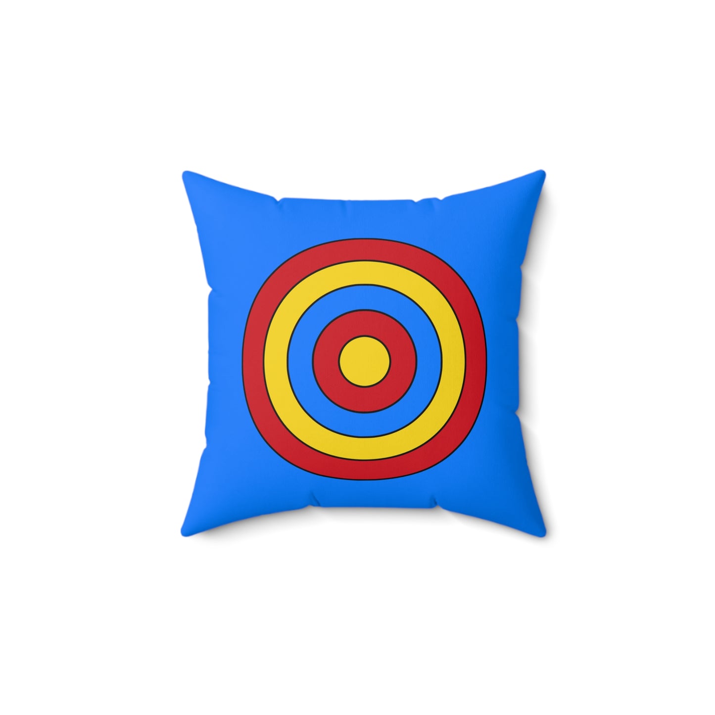 Democratic Republic of the Congo Retro Target Cushion Pillow