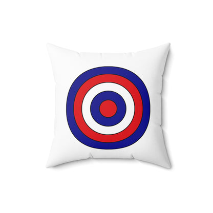French Guiana Retro Target Cushion Pillow