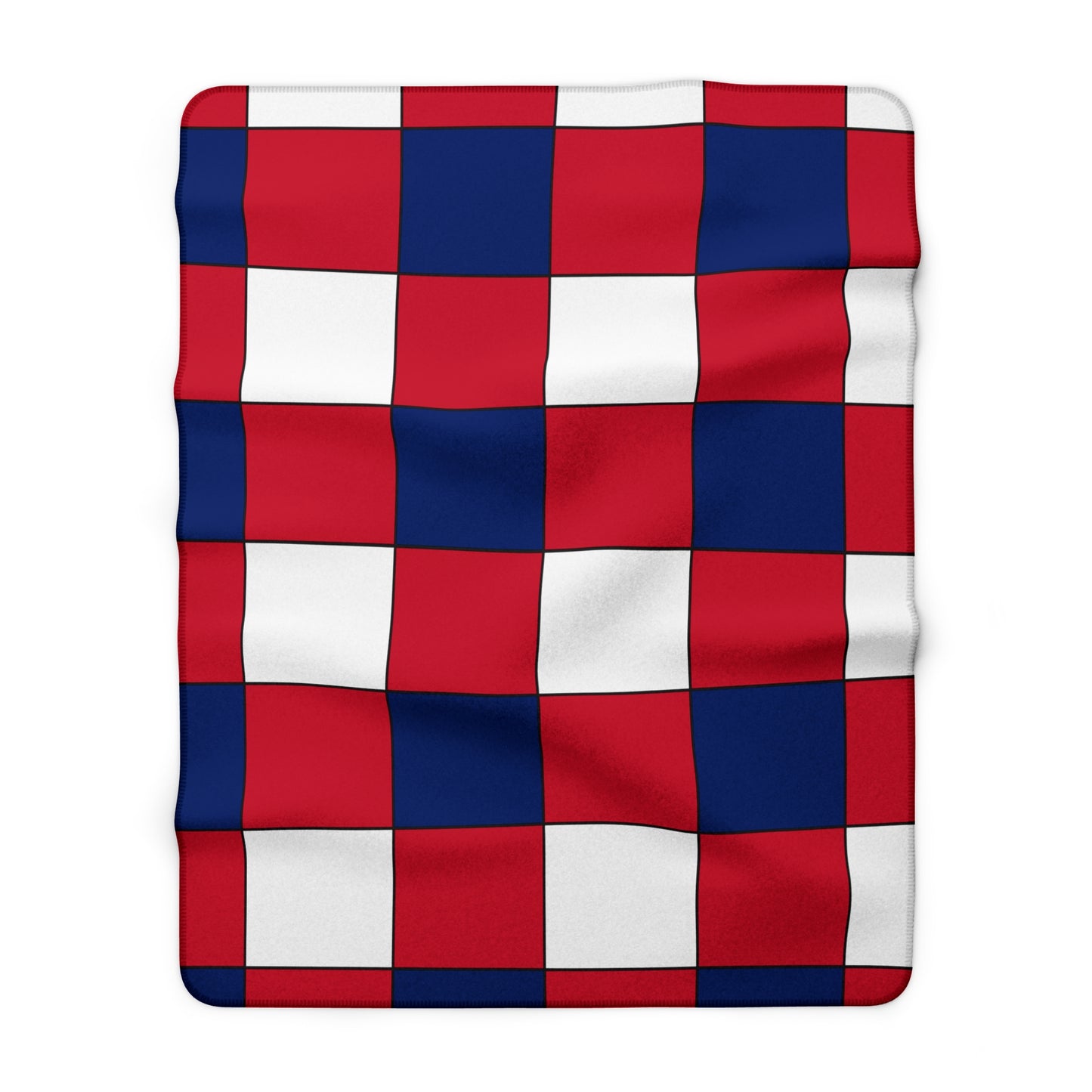 United Kingdom (UK) Retro Check Blanket Throw