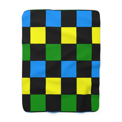 Tanzania Retro Check Blanket Throw
