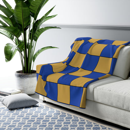 Kosovo Retro Check Blanket Throw