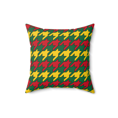 Ghana Retro Houndstooth Cushion Pillow