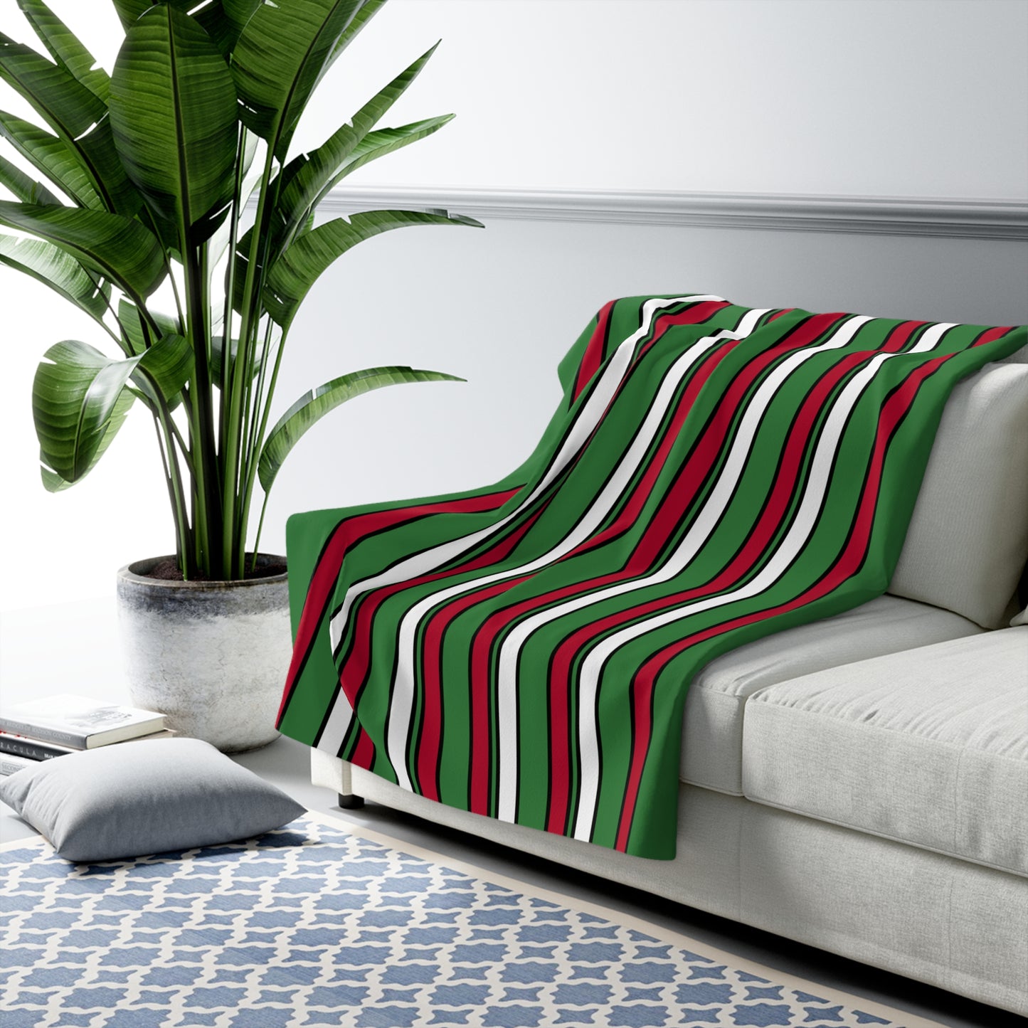 Suriname Retro Stripes Blanket Throw