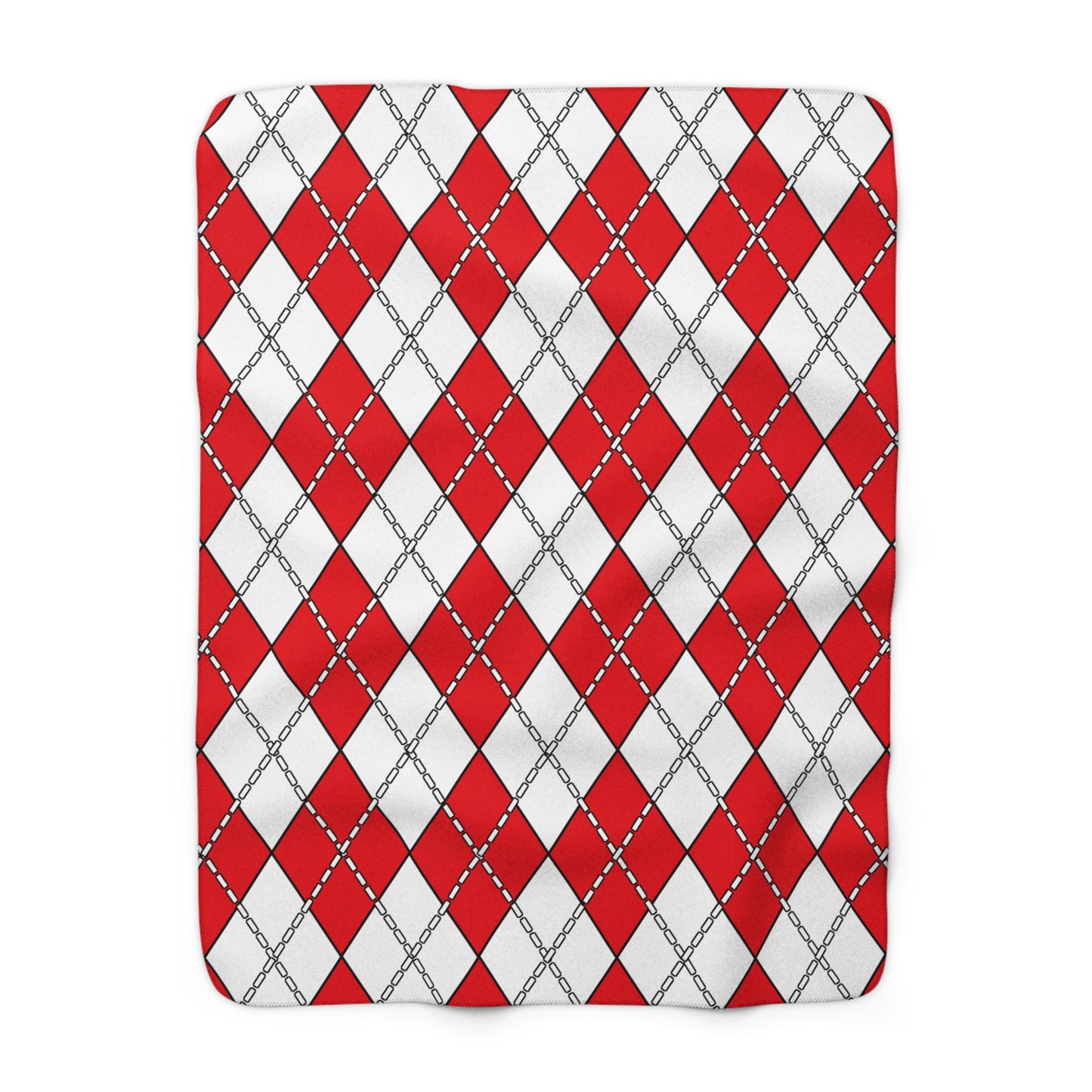 Tunisia Retro Argyle Blanket Throw