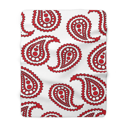 England Retro Paisley Blanket Throw