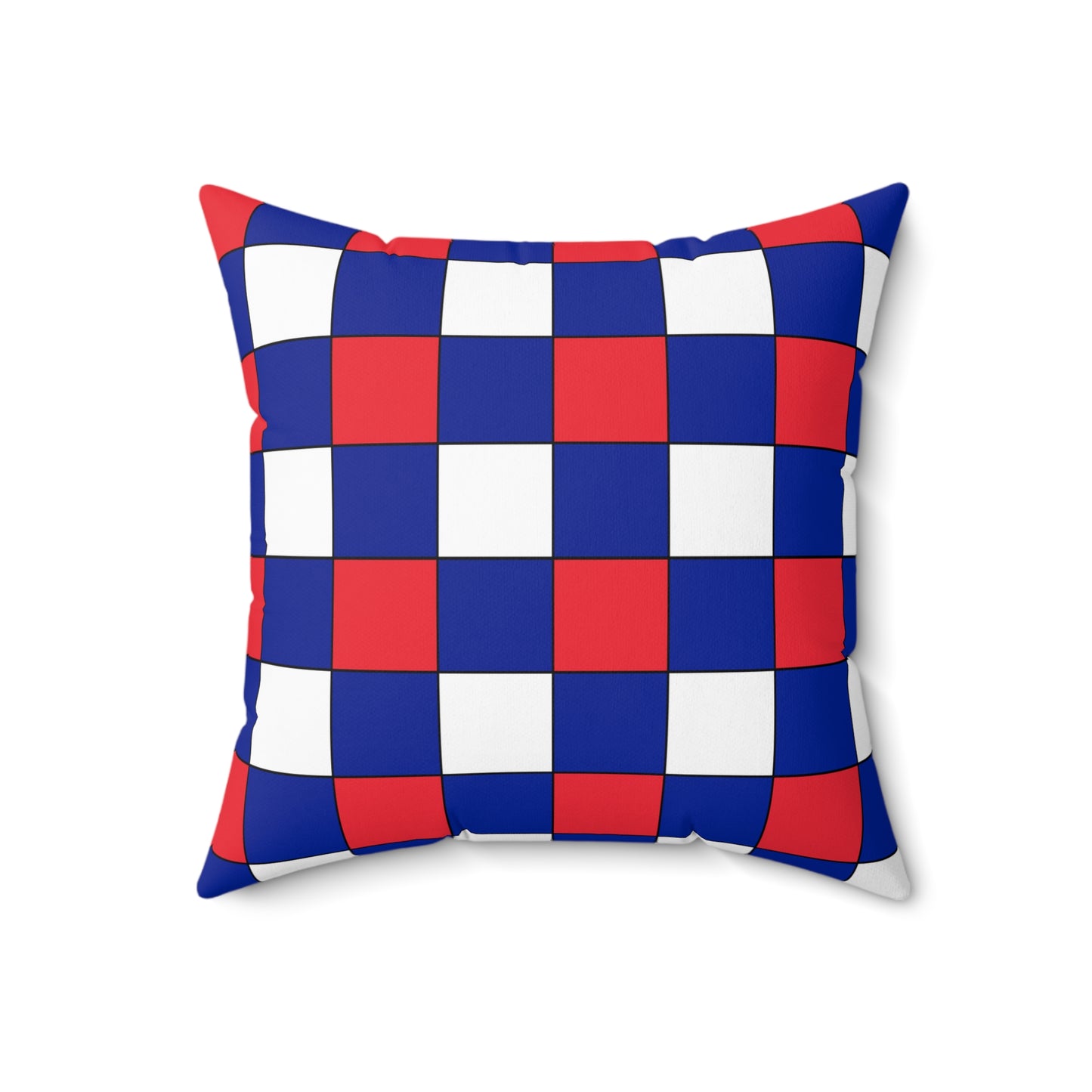 Sint Maarten Retro Check Cushion Pillow