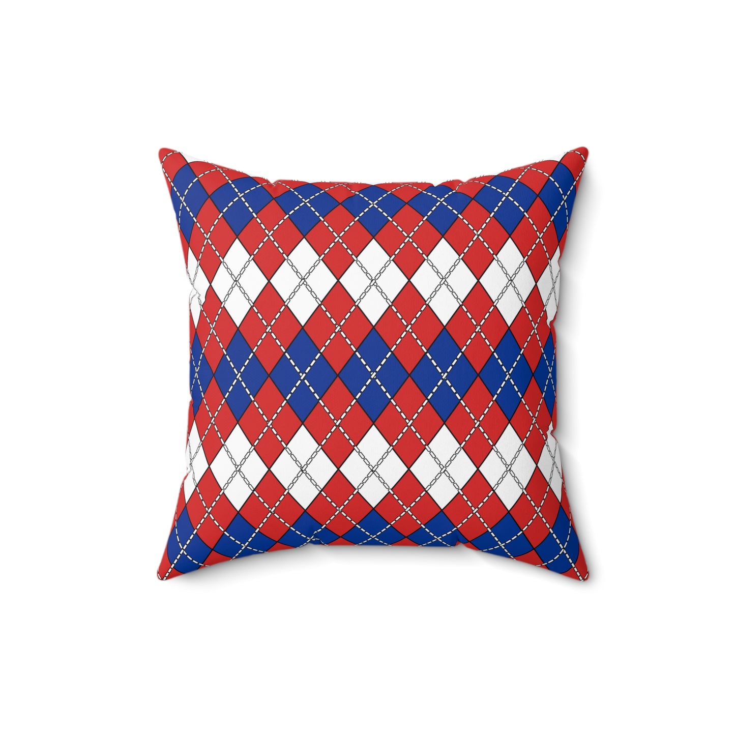 Bouvet Island Retro Argyle Cushion Pillow