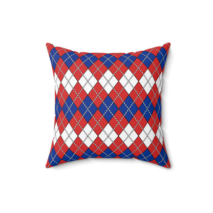 Bouvet Island Retro Argyle Cushion Pillow