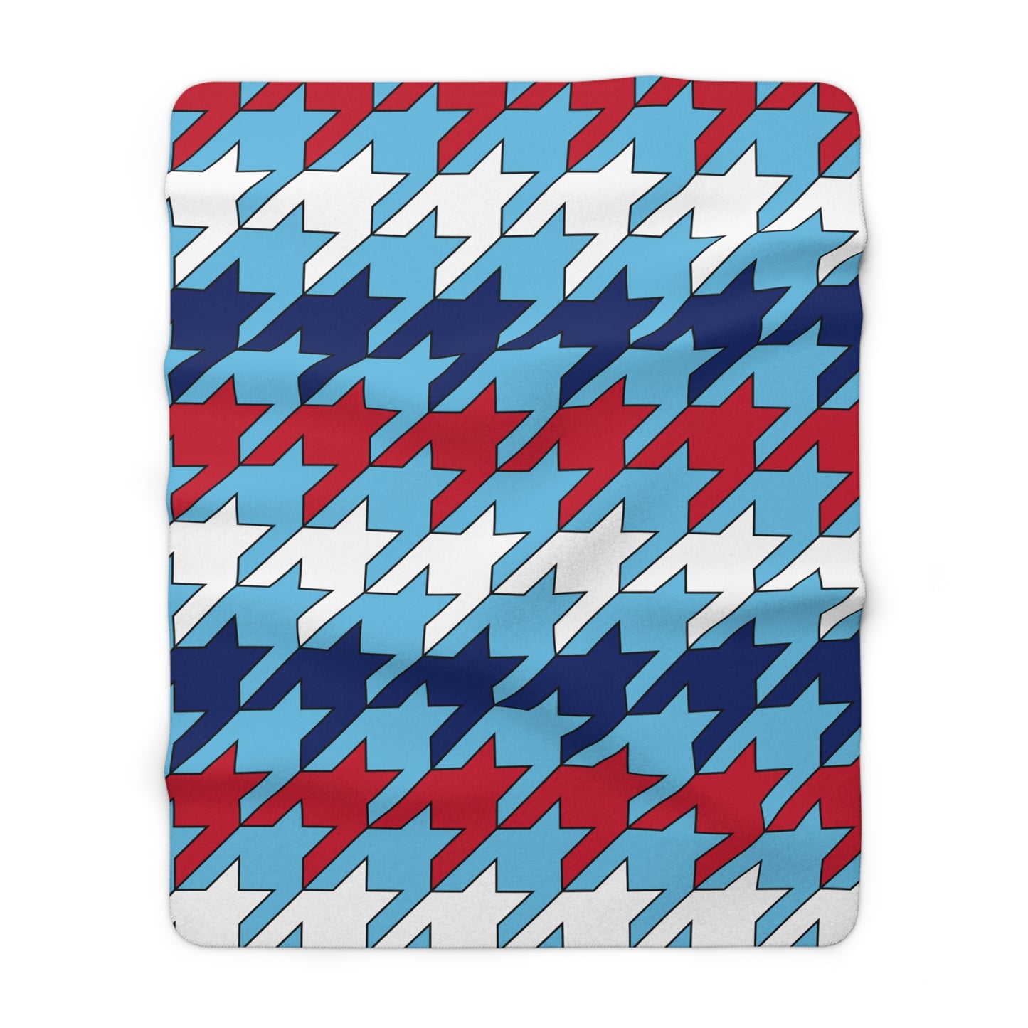 Fiji Retro Houndstooth Blanket Throw