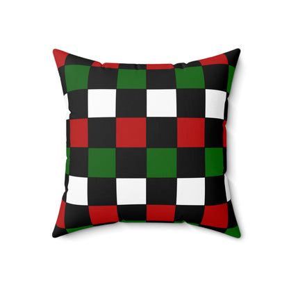 Kenya Retro Check Cushion Pillow