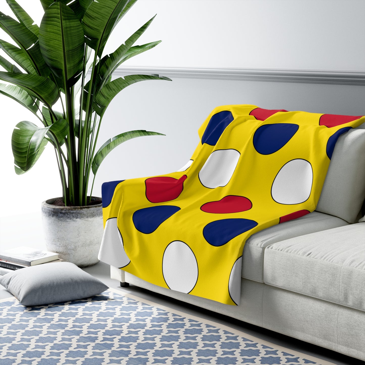 Niue Retro Polka Dots Blanket Throw
