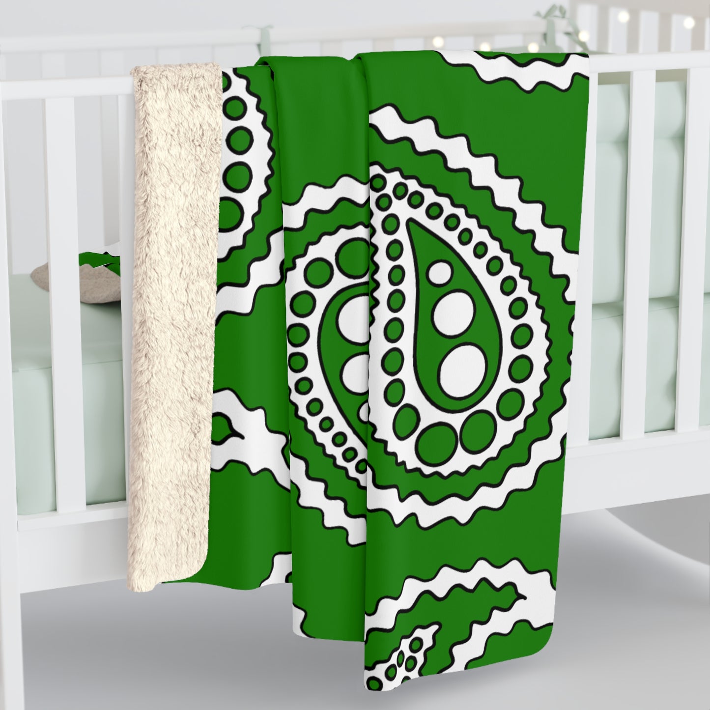 Norfolk Island Retro Paisley Blanket Throw