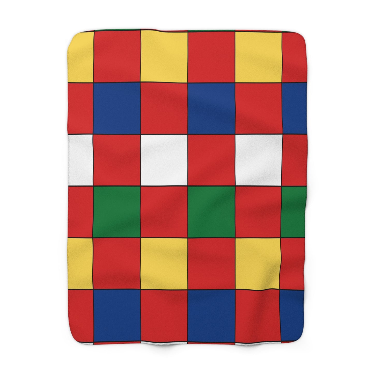 Seychelles Retro Check Blanket Throw