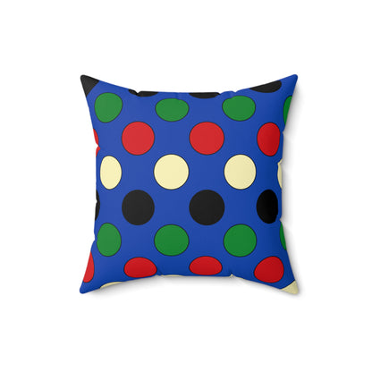 South Sudan Retro Polka Dots Cushion Pillow