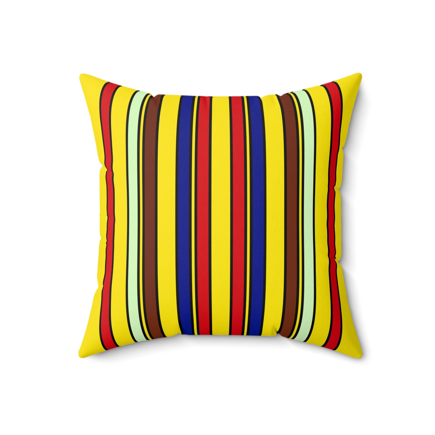 Ecuador Retro Stripes Cushion Pillow