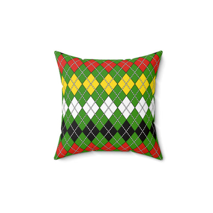 Guyana Retro Argyle Cushion Pillow