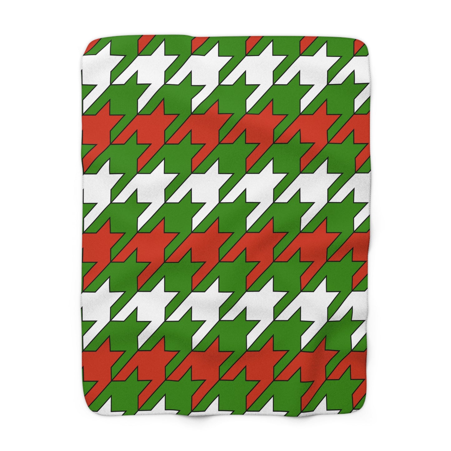 Hungary Retro Houndstooth Blanket Throw