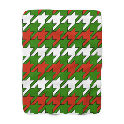 Hungary Retro Houndstooth Blanket Throw