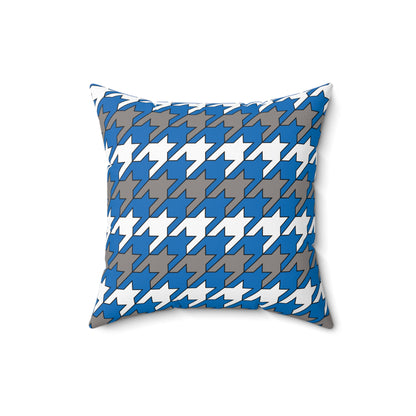 Northern Mariana Islands Retro Houndstooth Cushion Pillow