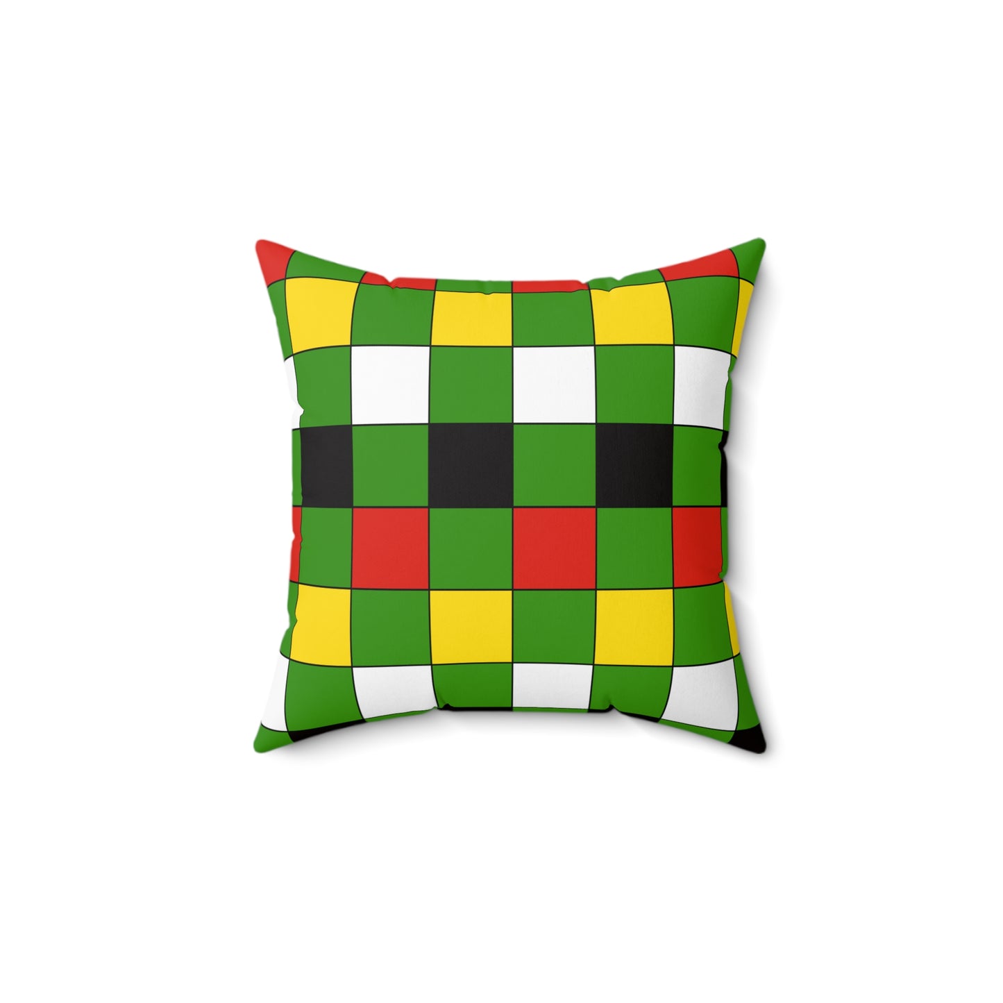 Guyana Retro Check Cushion Pillow