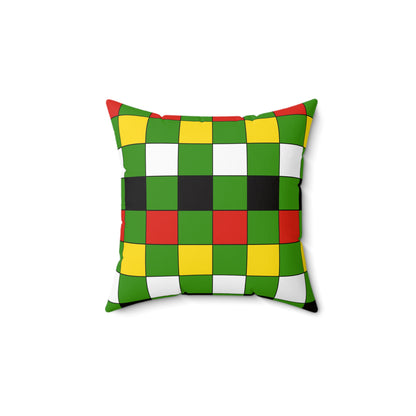 Guyana Retro Check Cushion Pillow