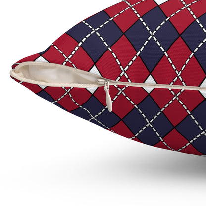 Thailand Retro Argyle Cushion Pillow