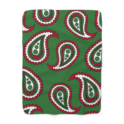 Suriname Retro Paisley Blanket Throw