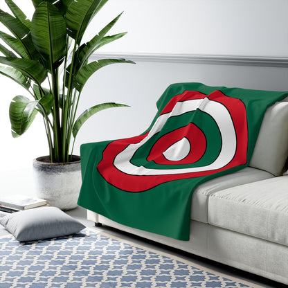 Mexico Retro Target Blanket Throw