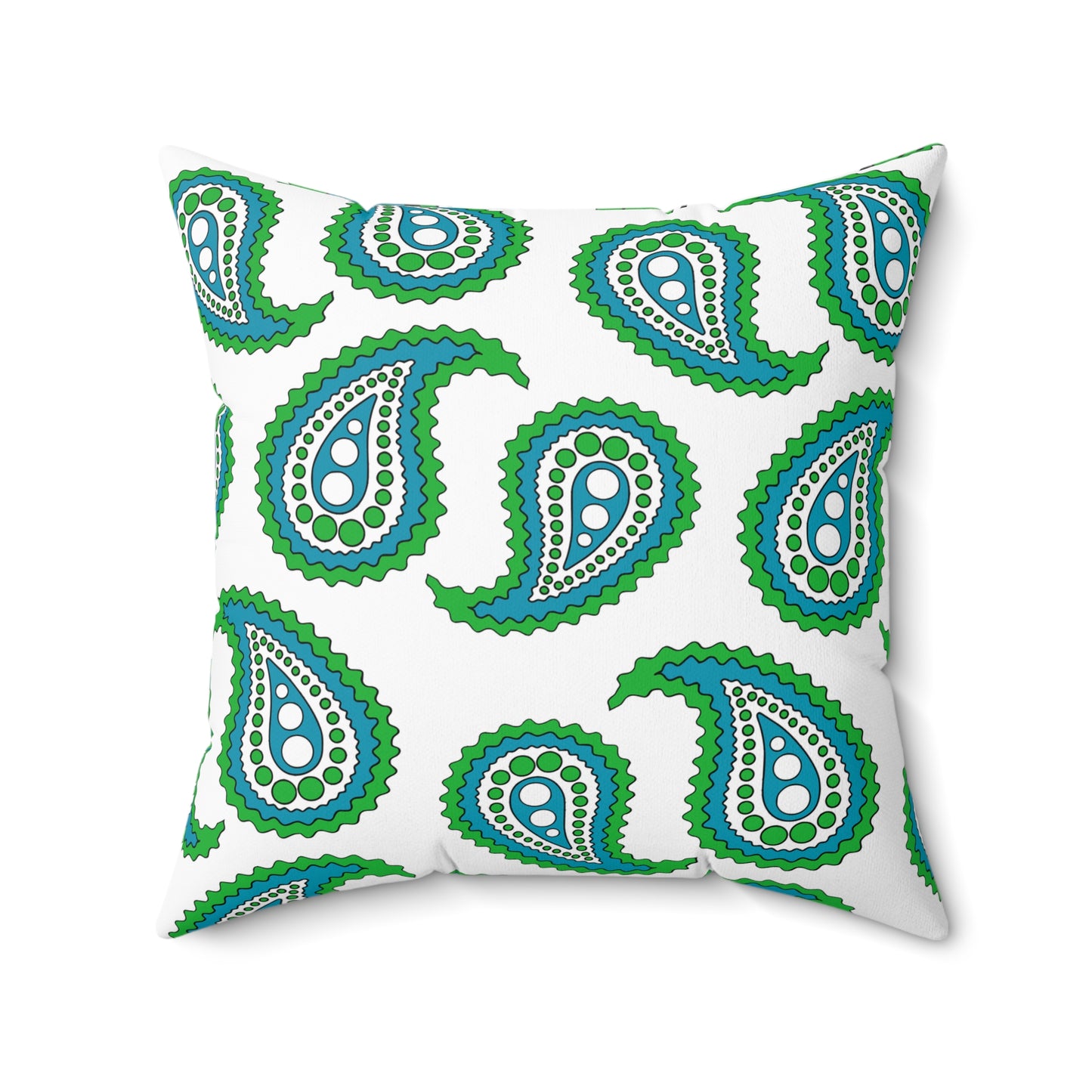 Uzbekistan Retro Paisley Cushion Pillow