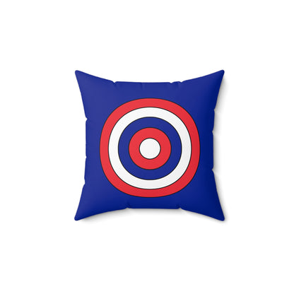 Sint Maarten Retro Target Cushion Pillow