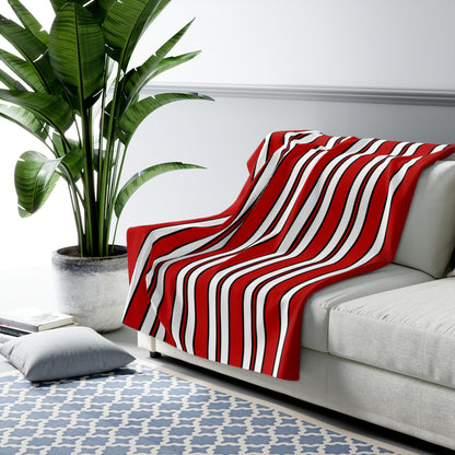 Tonga Retro Stripes Blanket Throw