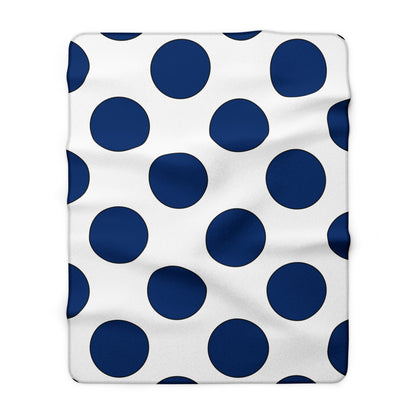 Finland Retro Polka Dots Blanket Throw