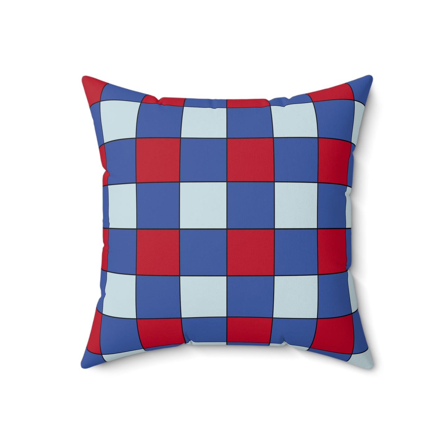 Guam Retro Check Cushion Pillow